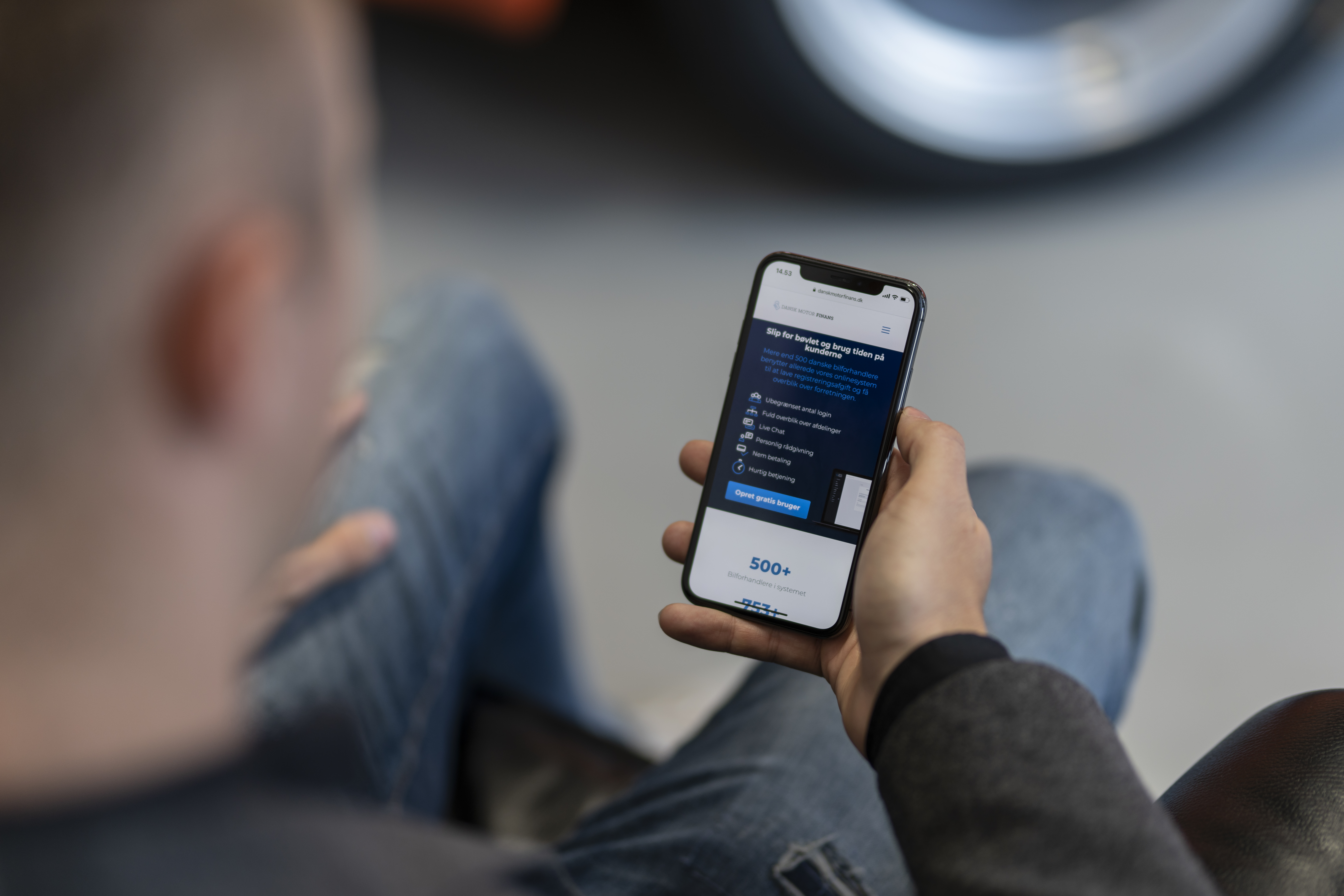 Ser på DMF på mobil